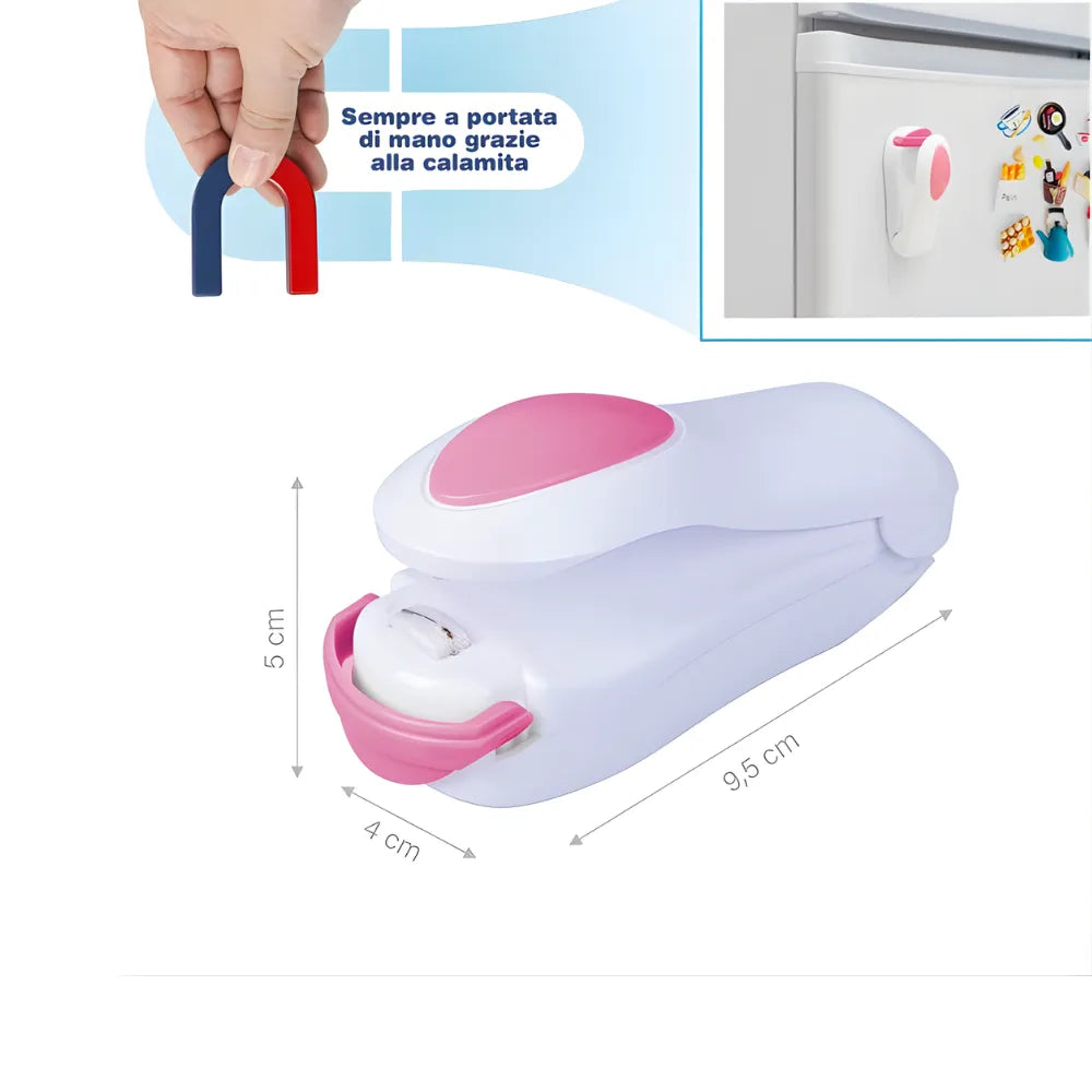 Kooper Mini Sigillatore Termico Portatile – Sigilla Sacchetti a Batteria