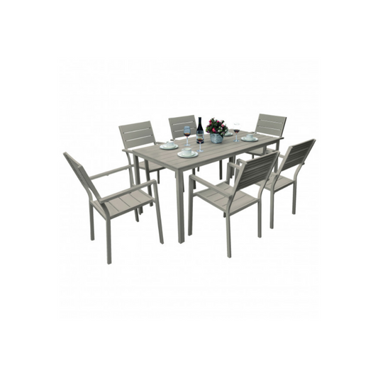 SET TAVOLO + 6 POLTRONE MOD. TENERIFE