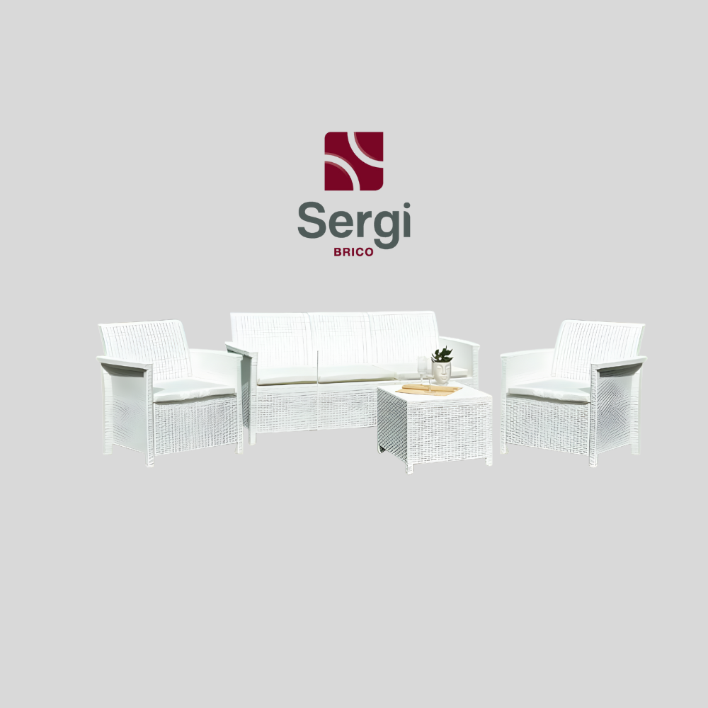 Arredo Esterno Resina 5 Posti – Set da Giardino Pratico e Durevole